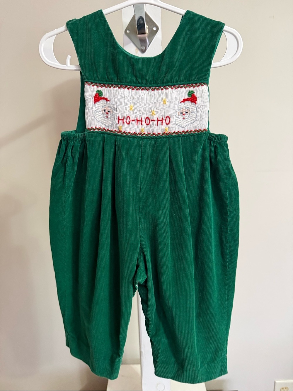House of Hatten Smocked Christmas Romper